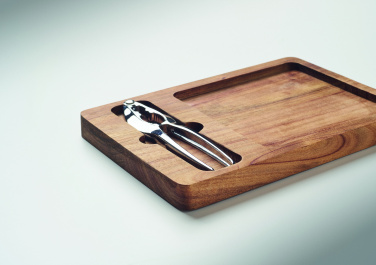 Logo trade corporate gift photo of: Acacia nut cracker set