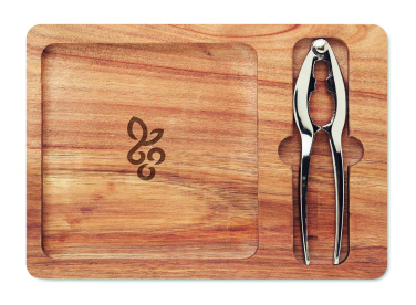 Logo trade promotional item photo of: Acacia nut cracker set