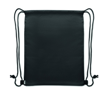 Logo trade promotional gifts picture of: Drawstring bag in 600D RPET