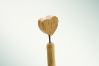 Logotrade promotional item image of: Bamboo heart ball pen