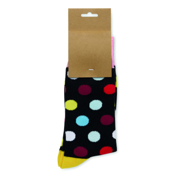 Logo trade business gift photo of: Funny patterned socks