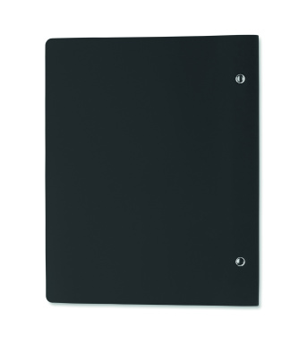 Logo trade promotional merchandise image of: A5 refillable PU notebook