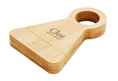 Logotrade promotional giveaways photo of: Bamboo bottle stand & opener