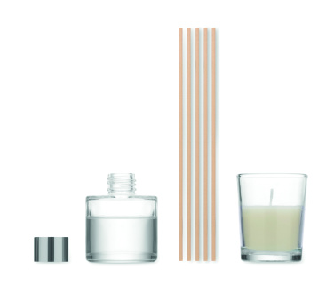Logo trade advertising product photo of: Vanilla diffuser & candle set