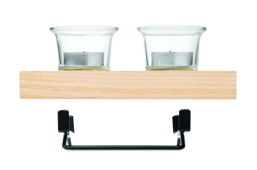 Logo trade promotional items image of: Tea light holder set with stand