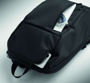 Logo trade advertising products image of: 15" RPET laptop backpack 15L