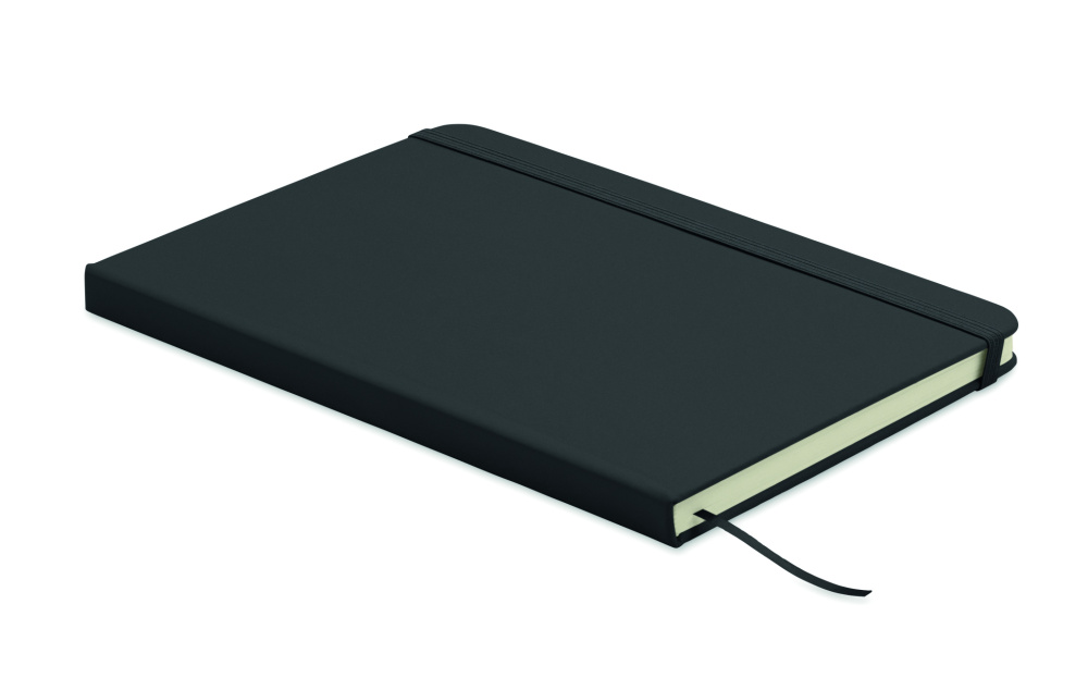 Logo trade business gift photo of: A5 recycled PU notebook