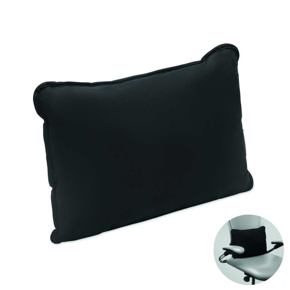 Logo trade promotional items picture of: Suede fabric cushion