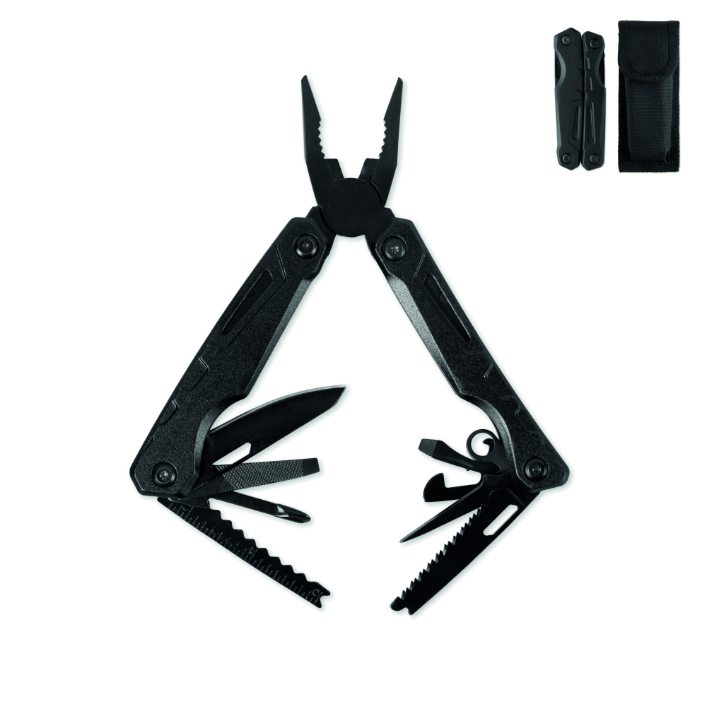 Logo trade business gifts image of: 13-in-1 foldable multi-tool
