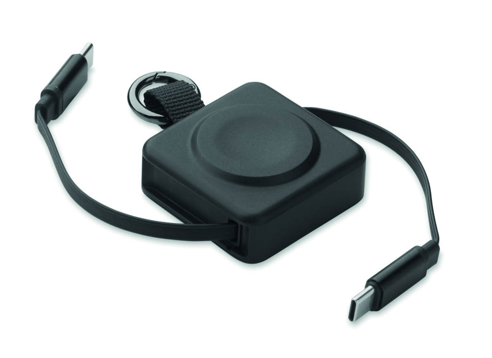 Logotrade corporate gift image of: Retractable 100W USB-C cable