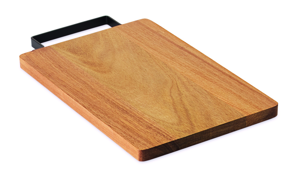 Logo trade promotional merchandise picture of: Acacia board with steel handle