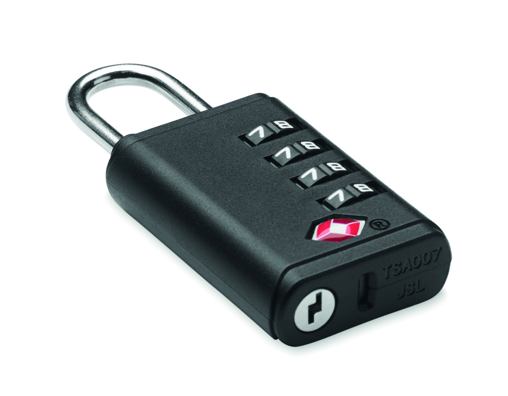 Logotrade promotional gift image of: TSA 4-digit combination lock