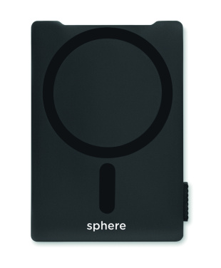 Logo trade promotional giveaways image of: Magnetic cardholder & stand