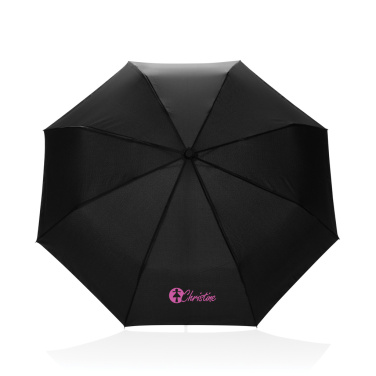 Logo trade promotional products image of: KENTO URBAN 21'' AWARE™ 190T RPET auto open/close umbrella