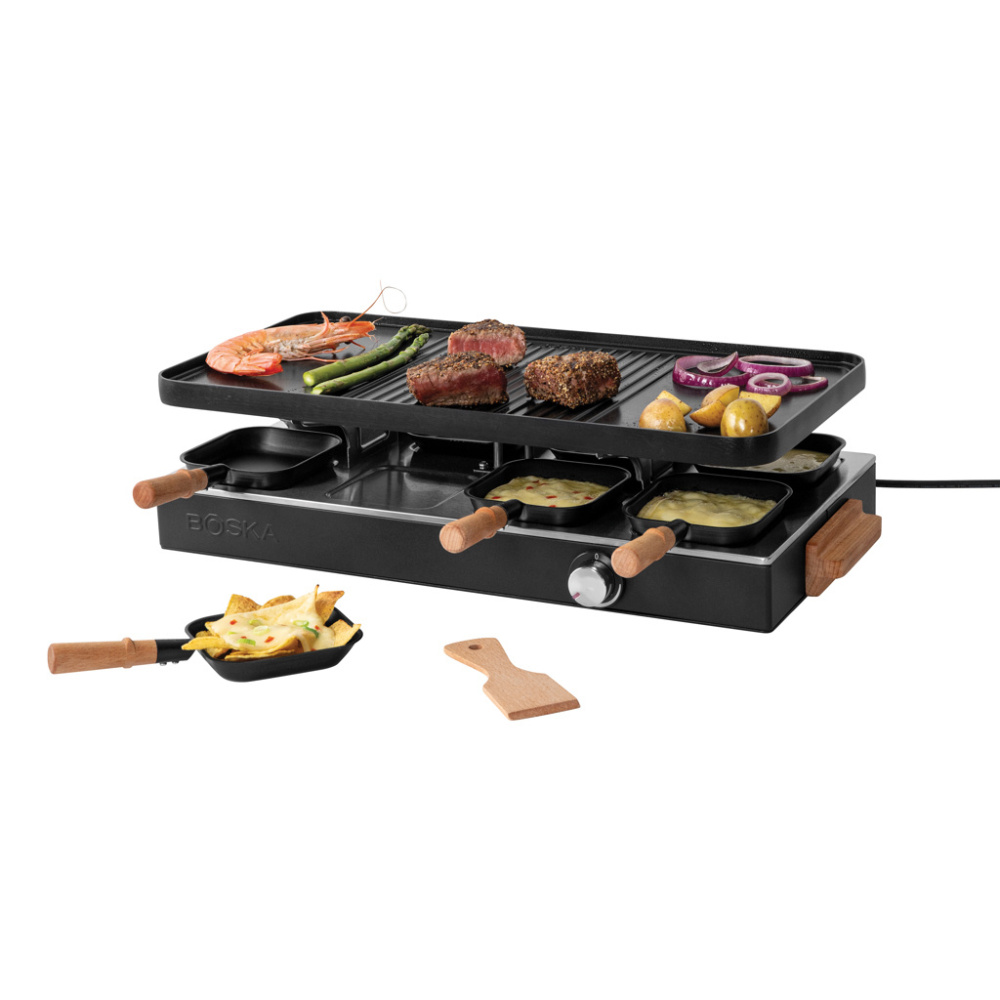 Logo trade business gift photo of: BOSKA Raclette Gourmet Party, 8 Person (EU Type F)