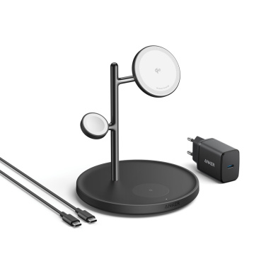 Logo trade promotional items image of: Anker MagGo Wireless Charging Stand (3-in-1 Stand)