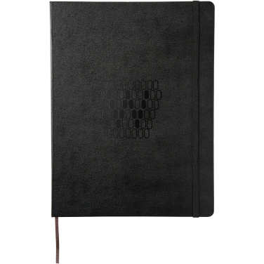 Logo trade promotional merchandise image of: Classic XL hard cover notebook - plain