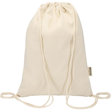 Logotrade corporate gifts photo of: Oregon Blend 140 g/m² GRS recycled drawstring bag 5L