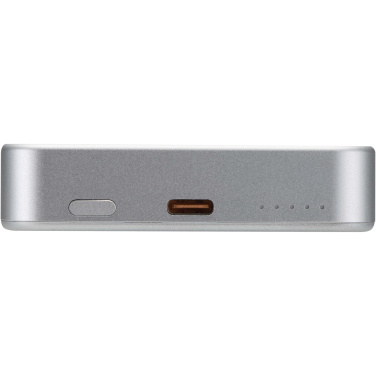 Logotrade corporate gifts photo of: Avis 10.000 mAh RCS recycled aluminium magnetic power bank 