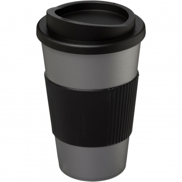 Logotrade meened pilt: Americano® 350 ml silikoonist võruga kohvitops