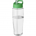 H2O Active® Tempo 700 ml tilaga kaanega spordipudel, Läbipaistev / roheline