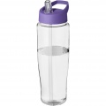 H2O Active® Tempo 700 ml tilaga kaanega spordipudel, Läbipaistev / lilla