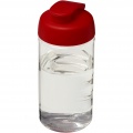 H2O Active® Bop 500 ml keeratava kaanega spordipudel, Läbipaistev / punane