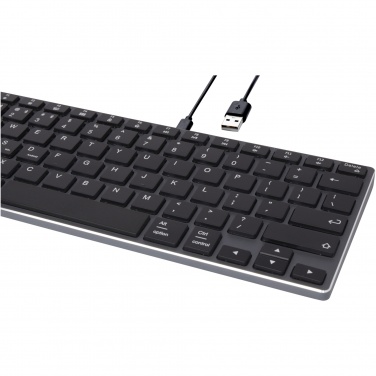 Logotrade reklaamtooted pilt: Hübriidjõudlusega Bluetooth-klaviatuur – QWERTY