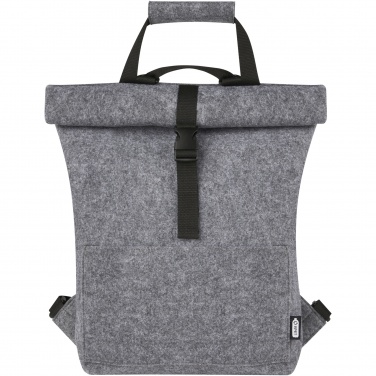 Logotrade firmakingi foto: Felta GRS taaskasutatud vildist roll-top rattakott 13L