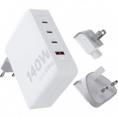 Logotrade reklaamtoote foto: Xtorm XVC2140 GaN Ultra 140 W reisilaadija 240 W USB-C PD kaabliga