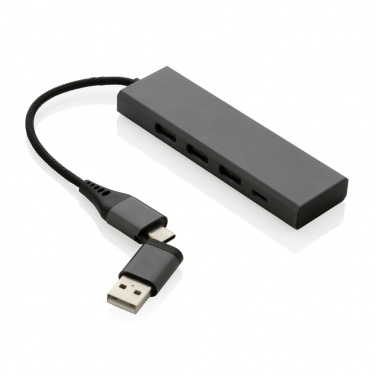 Logotrade ärikingitused pilt: Terra RCS taaskasutatud alumiiniumist jaotur 3 USB-pordiga