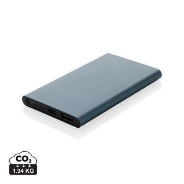 Logotrade firmakingid pilt: RCS-i taaskasutatud plastist/alumiiniumist 4000 mah C-tüüpi akupank