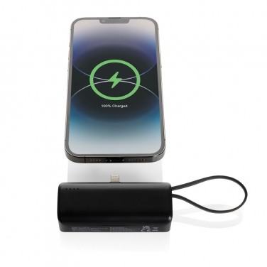 Logo trade reklaamkingituse pilt: Powerlink RCS rplastic 3000 mAh powerbank iOS-i pistik