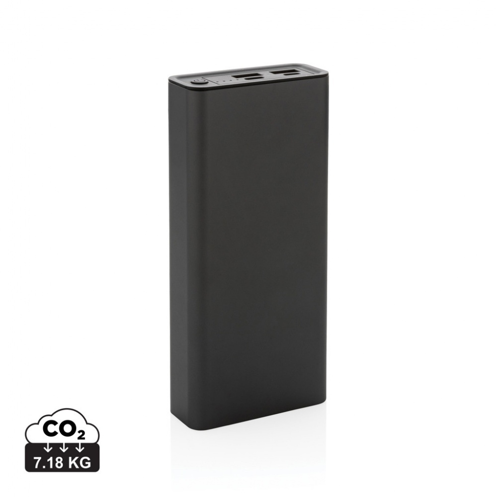 Logotrade ärikingitused pilt: Terra RCS taaskasutatud 20 W alumiiniumist akupank 20 000 mAh