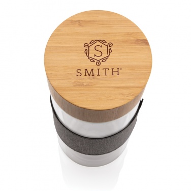 Logotrade ärikingid pilt: Impact topeltseinaga borosilikaatklaasist pudel