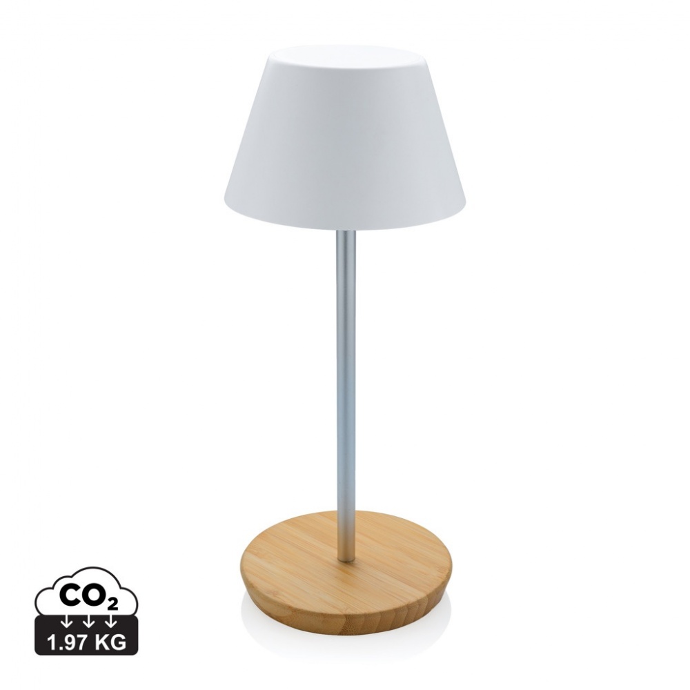 Logotrade reklaamtooted pilt: Pure Glow RCS usb-taaslaetav taaskasutatud plastikust laualamp