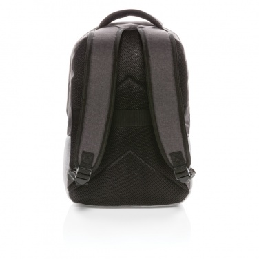 Logotrade reklaamkingituse foto: Duo värviline RPET 15,6" RFID sülearvuti seljakott PVC-vaba