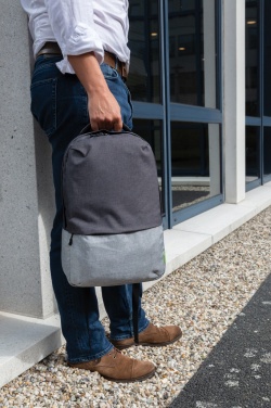Logotrade reklaamkingituse foto: Duo värviline RPET 15,6" RFID sülearvuti seljakott PVC-vaba