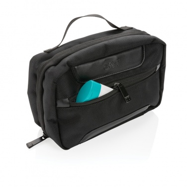 Logo trade reklaamtoote pilt: Swiss Peak AWARE™ RPET Voyager tualetitarvete kott