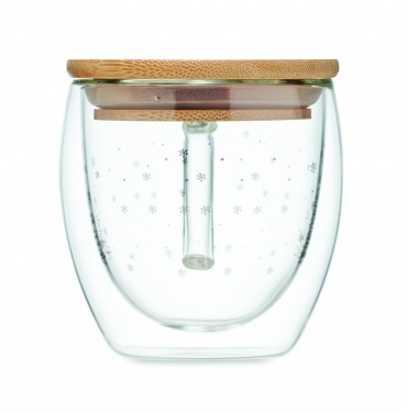 Logo trade reklaamkingituse pilt: Kaheseinaline borosilikaatkruus