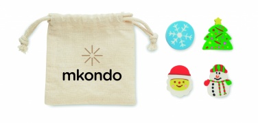 Logotrade ärikingid pilt: Komplektis 4 jõulukummi