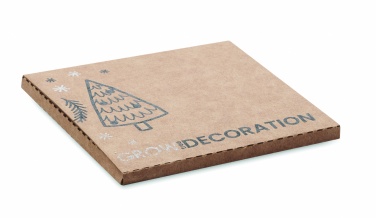 Logotrade firmakingitused pilt: Puidust jõulukuulike kuuseseemnetega