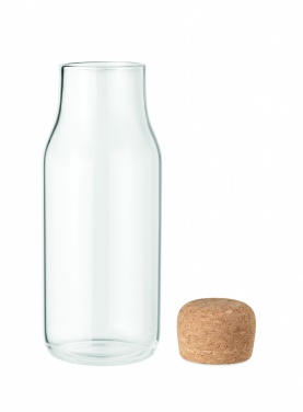 Logotrade meene foto: Klaaspudeli korgist kaas 600 ml