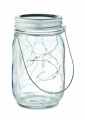 Solar mason jar välivalgusti, Läbipaistev