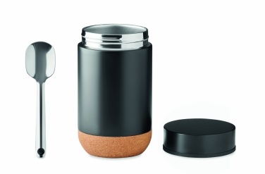 Logotrade reklaamtooted pilt: Topeltseintega toidutermos lusikaga 400 ml