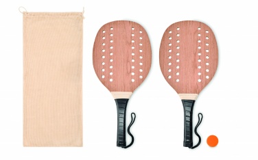 Logotrade reklaamtooted pilt: Rosewoodi rannatennise komplekt