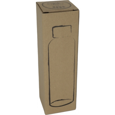 Logotrade reklaamkingitused pilt: Klaaspudel Klagenfurt roostevabast terasest korgiga 500 ml