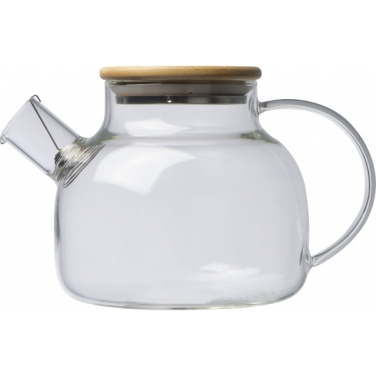 Logotrade ärikingitused pilt: Bambusest kaanega klaaskann FRANKFURT 1000ml