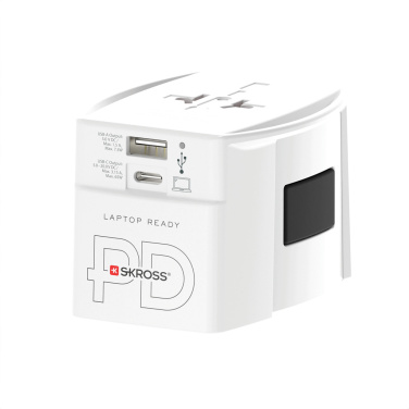 Logotrade ärikingituse foto: SKROSS World Travel Adapter MUV 65W PD USB C kaabliga