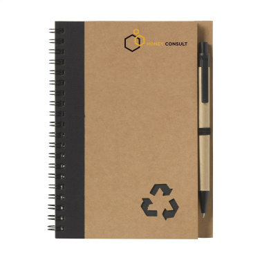 Logotrade ärikingituse foto: Recycle Note-L taaskasutatud paberist märkmik